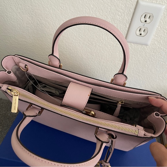 Michael Kors Kellen Medium Saffiano Leather Satchel - Picture 2 of 8